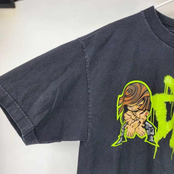 Vintage WWE DX Generation Shawn Michaels Front Back Graphic Wrestling Shirt Med - Picture 8 of 9
